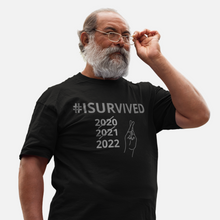 Load image into Gallery viewer, Phrase T-Shirt &#39;#ISURVIVED 2020/2021&#39;
