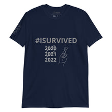 Load image into Gallery viewer, Phrase T-Shirt &#39;#ISURVIVED 2020/2021&#39;
