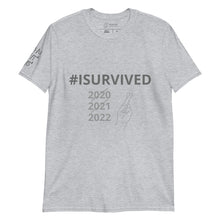 Load image into Gallery viewer, Phrase T-Shirt &#39;#ISURVIVED 2020/2021&#39;
