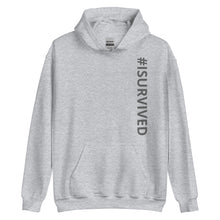 Load image into Gallery viewer, Unisex Hoodie &#39;#ISURVIVED&#39;
